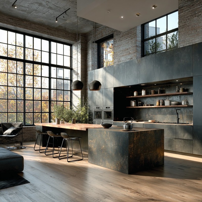 Kabinet Dapur Semua Aluminium