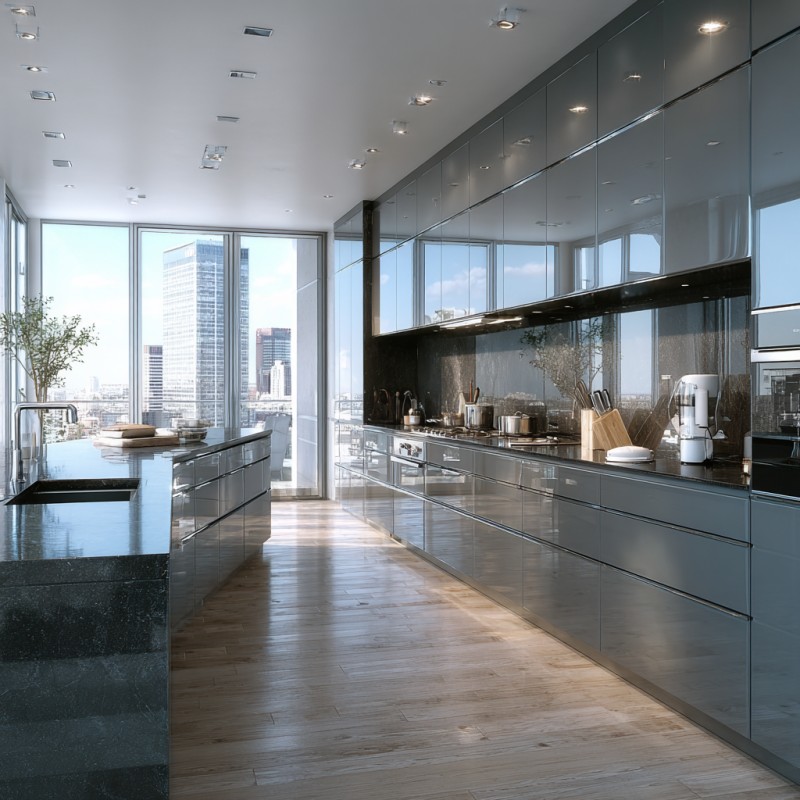 Kabinet Dapur Lacquer Diamond Gloss