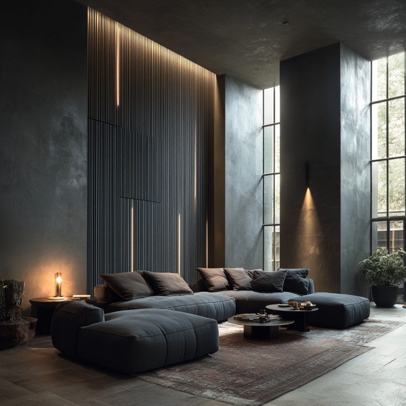 Modern Artistic Fluted Background Wall Panels