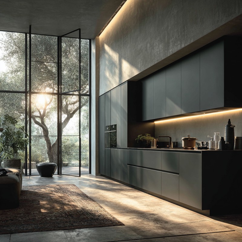 Kabinet Dapur Kalis Lembapan Semua Aluminium Industri